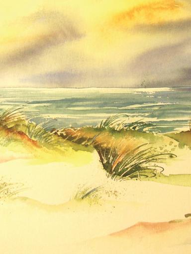 Aquarell von Manfred Liebhardt