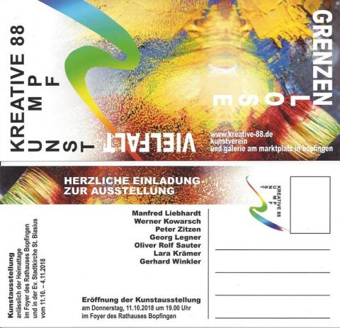 Aktivitäten der Kreative 88 im Jahr 2018