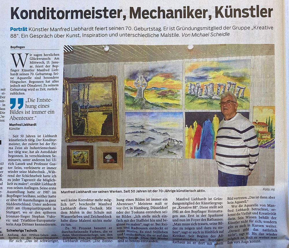 Bericht über Lebensweg Manfred Liebhardt