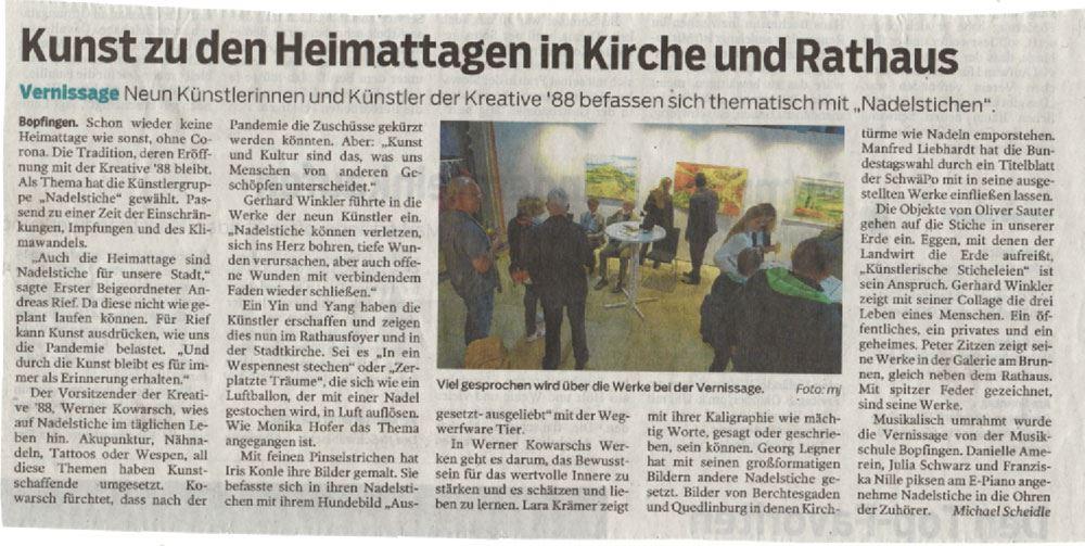 Pressebericht Heimattage 2021